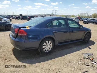 2013 Volkswagen Passat Wolfsburg Edition с VIN 1VWAP7A37DC051594, выставлен на аукционе Copart как лот 55253775 с пробегом 177 585 миль миль и Списание • Salvage title. История ставок и продаж доступна на DreamBid. Изображение 3.