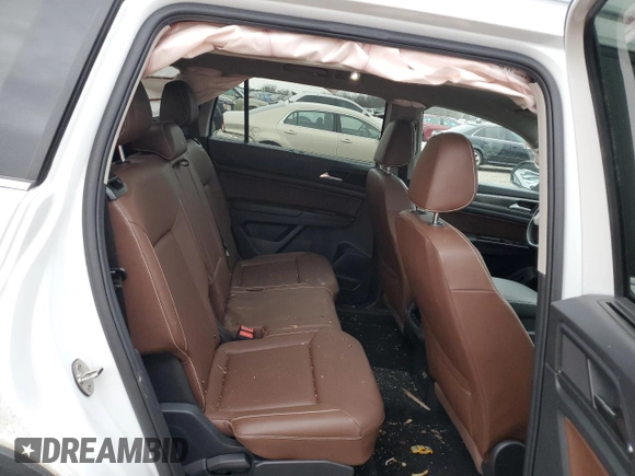 2021 Volkswagen Atlas SEL with VIN 1V2ER2CA5MC504333, listed as a Copart auction lot 43385145 with 47,437 mi miles and Salvage title. Bid and sale history available at DreamBid. Image 12.