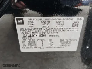 2017 Chevrolet Equinox LS with VIN 2GNALBEK7H1610566, listed as a Copart auction lot 86134174 with 0 mi miles and Non Repairable. Bid and sale history available at carsss.com. Image 13.