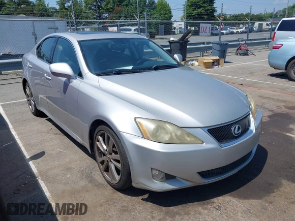 2008 Lexus IS 250 with VIN JTHBK262682066851, listed as a IAAI auction lot 42683470 with 273,600 mi miles and . Bid and sale history available at DreamBid. Image 1.