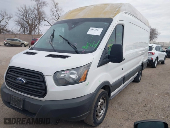 2017 Ford Transit Cargo with VIN 1FTBW3XG7HKA27501, listed as a IAAI auction lot 41420053 with 394,696 mi miles. Bid and sale history available at carsss.com. Image 18.
