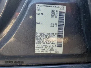 2017 Nissan Altima S with VIN 1N4AL3AP9HN364849, listed as a Copart auction lot 51809775 with 100,266 mi miles and Salvage Title. Bid and sale history available at DreamBid. Image 13.