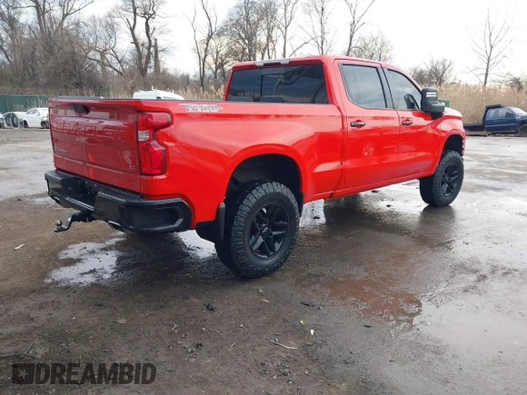 2021 Chevrolet Silverado 1500 LT Trail Boss with VIN 3GCPYFED3MG246645, listed as a IAAI auction lot 41695230 with 73,376 mi miles and . Bid and sale history available at DreamBid. Image 4.