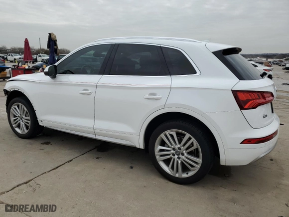 2018 Audi Q5 Premium Plus with VIN WA1BNAFY2J2017797, listed as a Copart auction lot 89398455 with 64,605 mi miles and Salvage Title. Bid and sale history available at carsss.com. Image 2.