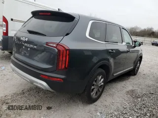 2022 Kia Telluride LX with VIN 5XYP24HC8NG267824, listed as a Copart auction lot 41791845 with 103,014 mi miles and Salvage title. Bid and sale history available at DreamBid. Image 3.