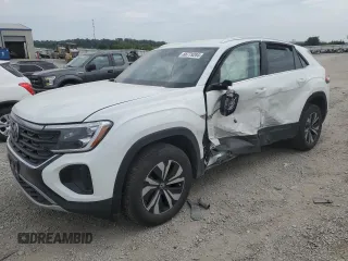 2024 Volkswagen Atlas SE with VIN 1V2LE2CA6RC204696, listed as a Copart auction lot 66779284 with 15,222 mi miles and Salvage title. Bid and sale history available at DreamBid. Image 1.