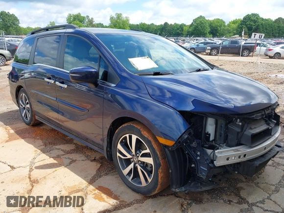 2022 Honda Odyssey Touring with VIN 5FNRL6H86NB004865, listed as a IAAI auction lot 42254009 with 47,229 mi miles and . Bid and sale history available at DreamBid. Image 1.
