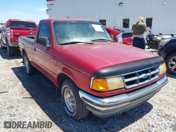 1994 Ford Ranger XL with VIN 1FTCR10UXRTB08553, listed as a IAAI auction lot 42097343 with 228,788 mi miles. Bid and sale history available at carsss.com. Image 1.