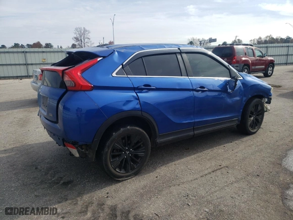 2020 Mitsubishi Eclipse Cross LE with VIN JA4AS4AA7LZ017403, listed as a Copart auction lot 82780954 with 0 miles and Salvage Title. Bid and sale history available at carsss.com. Image 3.