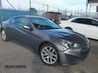 2013 Hyundai Genesis Coupe R-Spec with VIN KMHHT6KD8DU099898, listed as a IAAI auction lot 41473019 with 115,615 mi miles and . Bid and sale history available at DreamBid. Image 1.