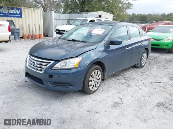 2014 Nissan Sentra S with VIN 3N1AB7AP5EL686391, listed as a IAAI auction lot 41693438 with 254,465 mi miles and . Bid and sale history available at DreamBid. Image 2.