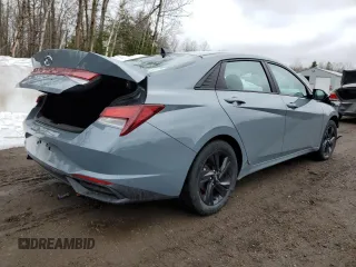 2022 Hyundai Elantra SEL with VIN KMHLM4AG3NU215629, listed as a Copart auction lot 51053045 with 109,687 mi miles and Salvage Title. Bid and sale history available at DreamBid. Image 3.