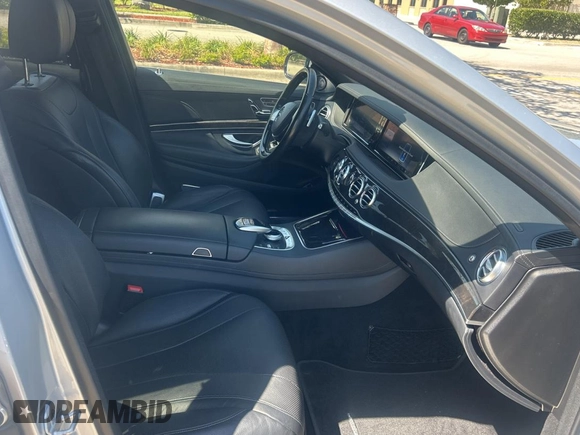 2017 Mercedes-Benz S 550 with VIN WDDUG8FB4HA317568, listed as a Copart auction lot 54989555 with 43,309 mi miles and Salvage Title. Bid and sale history available at carsss.com. Image 5.
