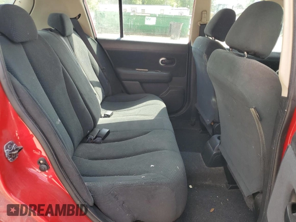 2010 Nissan Versa 1.8 SL with VIN 3N1BC1CP7AL437709, listed as a Copart auction lot 50507355 with 95,549 mi miles and Non Repairable. Bid and sale history available at carsss.com. Image 10.