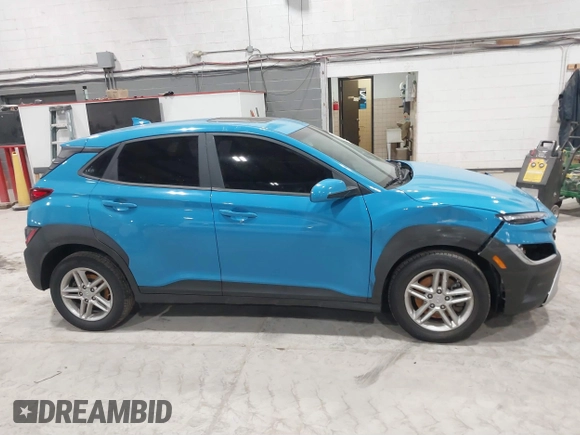 2022 Hyundai Kona SE with VIN KM8K2CAB4NU878255, listed as a IAAI auction lot 41630995 with 36,856 mi miles. Bid and sale history available at carsss.com. Image 13.