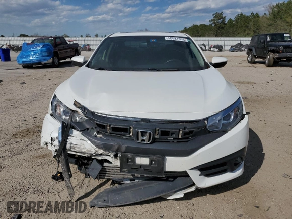 2018 Honda Civic EX-L with VIN JHMFC1F71JX007770, listed as a Copart auction lot 50681835 with 71,808 mi miles and Salvage Title. Bid and sale history available at DreamBid. Image 5.