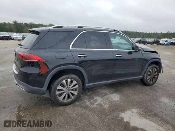2020 Mercedes-Benz GLE 350 with VIN 4JGFB4JB3LA150321, listed as a Copart auction lot 51049295 with 12,604 mi miles and Salvage title. Bid and sale history available at DreamBid. Image 3.