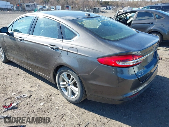 2018 Ford Fusion SE with VIN 3FA6P0HDXJR165459, listed as a IAAI auction lot 41810123 with 97,281 mi miles. Bid and sale history available at carsss.com. Image 3.