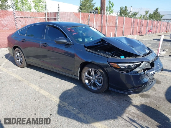 2024 Honda Accord EX с VIN 1HGCY1F30RA033974, выставлен на аукционе IAAI как лот 41997178 с пробегом 10 906 миль миль и . История ставок и продаж доступна на DreamBid. Изображение 1.
