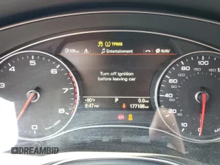 2013 Audi A6 Prestige z VIN WAUJGAFC0DN067131, wystawiony jako Copart lot #58582135 z przebiegiem 177 186 mil mil oraz Czysty tytuł • Clean title. Historia ofert i sprzedaży dostępna na DreamBid. Obrazek 9.