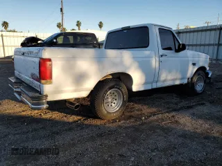 1995 Ford F-150 with VIN 2FTEF15N3SCA45637, listed as a Copart auction lot 84679054 with 0 mi miles and Salvage Title. Bid and sale history available at carsss.com. Image 3.