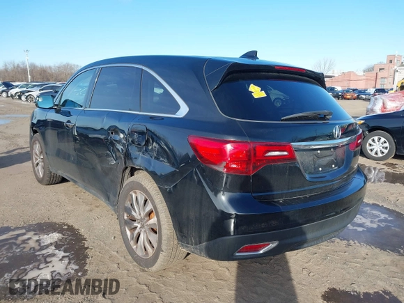 2015 Acura MDX Tech Pkg with VIN 5FRYD4H42FB031992, listed as a IAAI auction lot 41564215 with 125,042 mi miles. Bid and sale history available at carsss.com. Image 18.