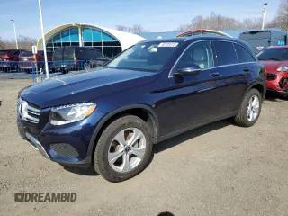 2018 Mercedes-Benz GLC with VIN WDC0G4KB3JV017648, listed as a Copart auction lot 48728225 with 65,170 mi miles and Salvage Title. Bid and sale history available at carsss.com. Image 1.