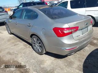 2014 Kia Cadenza Premium with VIN KNALN4D79E5141721, listed as a IAAI auction lot 41749662 with Not Provided miles. Bid and sale history available at carsss.com. Image 3.