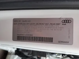 2020 Audi S6 Prestige z VIN WAUFFAF21LN063894, wystawiony jako Copart lot #38923514 z przebiegiem 34 501 mil mil oraz . Historia ofert i sprzedaży dostępna na DreamBid. Obrazek 13.