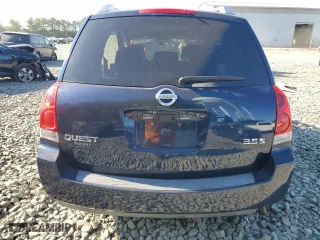 2007 Nissan Quest S with VIN 5N1BV28U87N101518, listed as a Copart auction lot 71054434 with 0 mi miles and Salvage Title. Bid and sale history available at carsss.com. Image 6.
