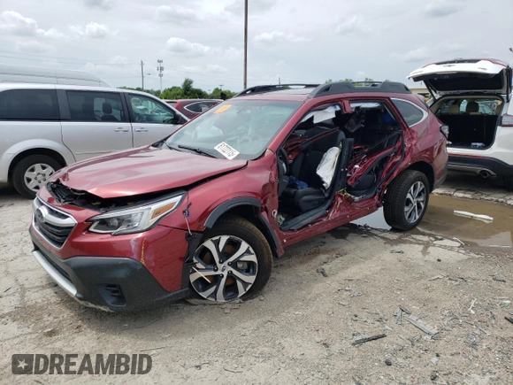 2022 Subaru Outback Limited with VIN 4S4BTANC0N3186987, listed as a Copart auction lot 61722115 with Not provided miles and Salvage title. Bid and sale history available at DreamBid. Image 1.