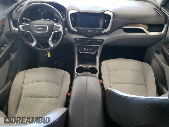 2021 GMC Terrain SLE with VIN 3GKALTEV7ML341748, listed as a Copart auction lot 89196355 with 41,618 mi miles and Salvage Title. Bid and sale history available at carsss.com. Image 8.