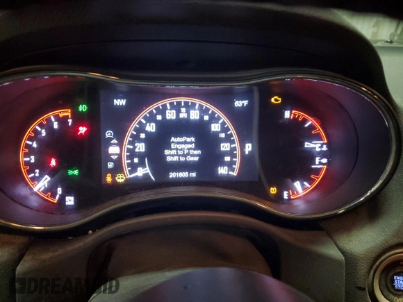 2017 Dodge Durango GT with VIN 1C4RDJDG1HC905141, listed as a Copart auction lot 47117145 with 201,605 mi miles and Salvage title. Bid and sale history available at DreamBid. Image 9.