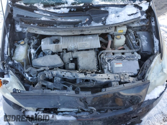 2011 Toyota Prius I with VIN JTDKN3DU9B5306628, listed as a Copart auction lot 82594454 with Not Provided miles and Salvage Title. Bid and sale history available at DreamBid. Image 12.