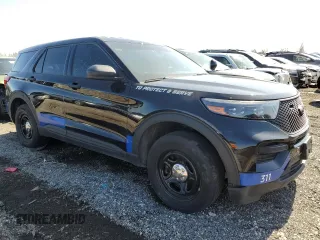 2022 Ford Police Interceptor Utility z VIN 1FM5K8AB3NGB75500, wystawiony jako Copart lot #48436845 z przebiegiem 35 870 mil mil oraz Szkoda całkowita • Salvage title. Historia ofert i sprzedaży dostępna na DreamBid. Obrazek 4.