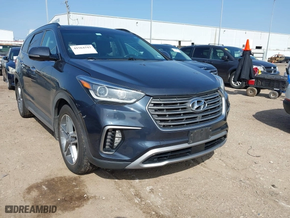 2017 Hyundai Santa Fe Limited Ultimate with VIN KM8SRDHF2HU250614, listed as a IAAI auction lot 41564343 with 111,074 mi miles. Bid and sale history available at carsss.com. Image 6.