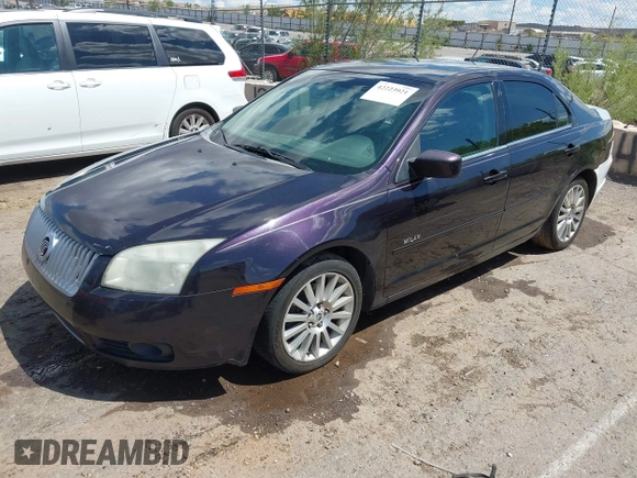 2007 Mercury Milan Premier with VIN 3MEHM08107R626547, listed as a IAAI auction lot 42223921 with 211,862 mi miles and . Bid and sale history available at DreamBid. Image 2.