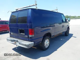 2008 Ford Econoline Cargo Commercial with VIN 1FTNE24W38DA15310, listed as a IAAI auction lot 42060940 with 213,468 mi miles and . Bid and sale history available at carsss.com. Image 4.