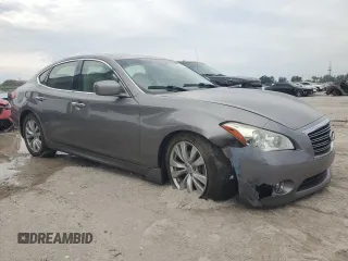 2011 Infiniti M with VIN JN1AY1AR7BM570737, listed as a Copart auction lot 50538705 with 93,801 mi miles and Non Repairable. Bid and sale history available at carsss.com. Image 4.