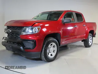 2021 Chevrolet Colorado 2WD Work Truck z VIN 1GCGSBEN0M1174272, wystawiony jako Copart lot #42055435 z przebiegiem 58 052 mil mil oraz Szkoda całkowita • Salvage title. Historia ofert i sprzedaży dostępna na DreamBid. Obrazek 2.