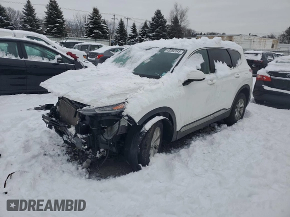 2019 Hyundai Santa Fe SE with VIN 5NMS2CAD9KH102793, listed as a Copart auction lot 43292245 with 160,903 mi miles and Salvage Title. Bid and sale history available at DreamBid. Image 1.