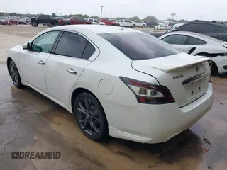 2014 Nissan Maxima SV with VIN 1N4AA5AP7EC441159, listed as a IAAI auction lot 41985393 with 114,915 mi miles and . Bid and sale history available at DreamBid. Image 3.