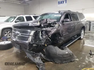 2016 Chevrolet Suburban LTZ with VIN 1GNSKJKC0GR177967, listed as a Copart auction lot 79190824 with 138,027 mi miles and Salvage Title. Bid and sale history available at carsss.com. Image 1.