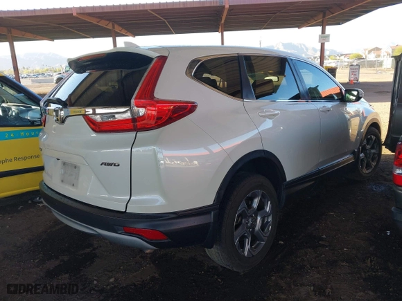 2018 Honda CR-V EX-L with VIN 2HKRW2H85JH610430, listed as a IAAI auction lot 41826592 with 109,107 mi miles. Bid and sale history available at carsss.com. Image 4.