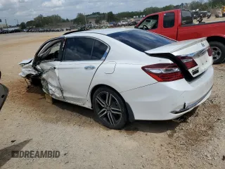2017 Honda Accord Touring with VIN 1HGCR3F93HA005470, listed as a Copart auction lot 52021605 with Not provided miles and Salvage title. Bid and sale history available at DreamBid. Image 2.