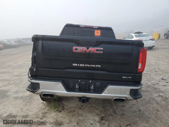2019 GMC Sierra 1500 SLT with VIN 3GTU9DEL2KG205383, listed as a Copart auction lot 86866304 with 112,207 mi miles and Salvage Title. Bid and sale history available at carsss.com. Image 6.