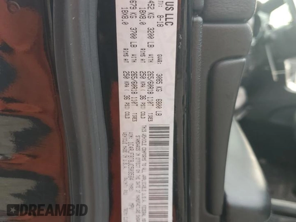 2018 Jeep Grand Cherokee Limited z VIN 1C4RJFBT8JC503564, wystawiony jako Copart lot #73991894 z przebiegiem 130 689 mil mil oraz Szkoda całkowita • Salvage title. Historia ofert i sprzedaży dostępna na DreamBid. Obrazek 15.