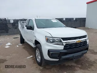 2021 Chevrolet Colorado 2WD LT with VIN 1GCHSCEA4M1251331, listed as a IAAI auction lot 41510034 with 45,781 mi miles. Bid and sale history available at carsss.com. Image 1.