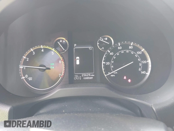 2023 Lexus GX 460 Luxury with VIN JTJGM7BX2P5361715, listed as a IAAI auction lot 42395011 with 25,629 mi miles and . Bid and sale history available at DreamBid. Image 7.