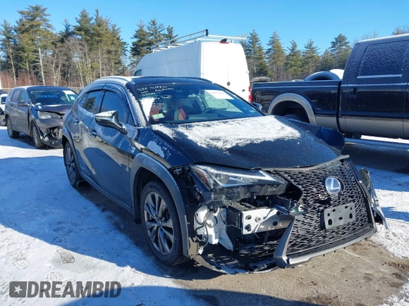 2021 Lexus UX with VIN JTHR9JBH8M2037134, listed as a IAAI auction lot 41352890 with 56,198 mi miles. Bid and sale history available at carsss.com. Image 12.